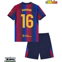 Barcelona Rodri Hernandez #16 Replica Home Minikit 2026-27 Short Sleeve (+ pants)